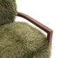 Furniture of America Lumir Long-Haired Accent Chair in Green, , large