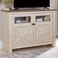 Signature Design by Ashley Bolanburg 50" TV Stand in Antique White and Weathered Oak Top, , large