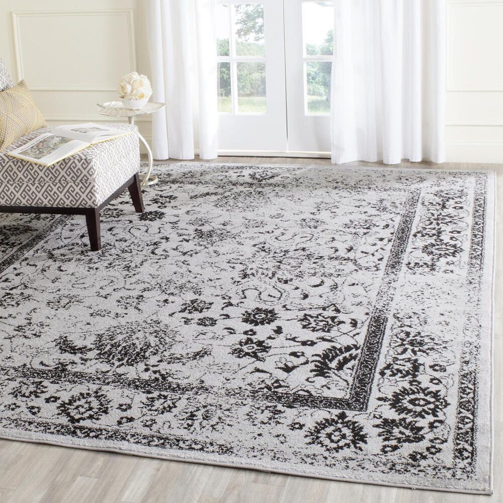 Safavieh Adirondack ADR109B-10 10&#39; x 14&#39; Grey/Black Area Rug, , large