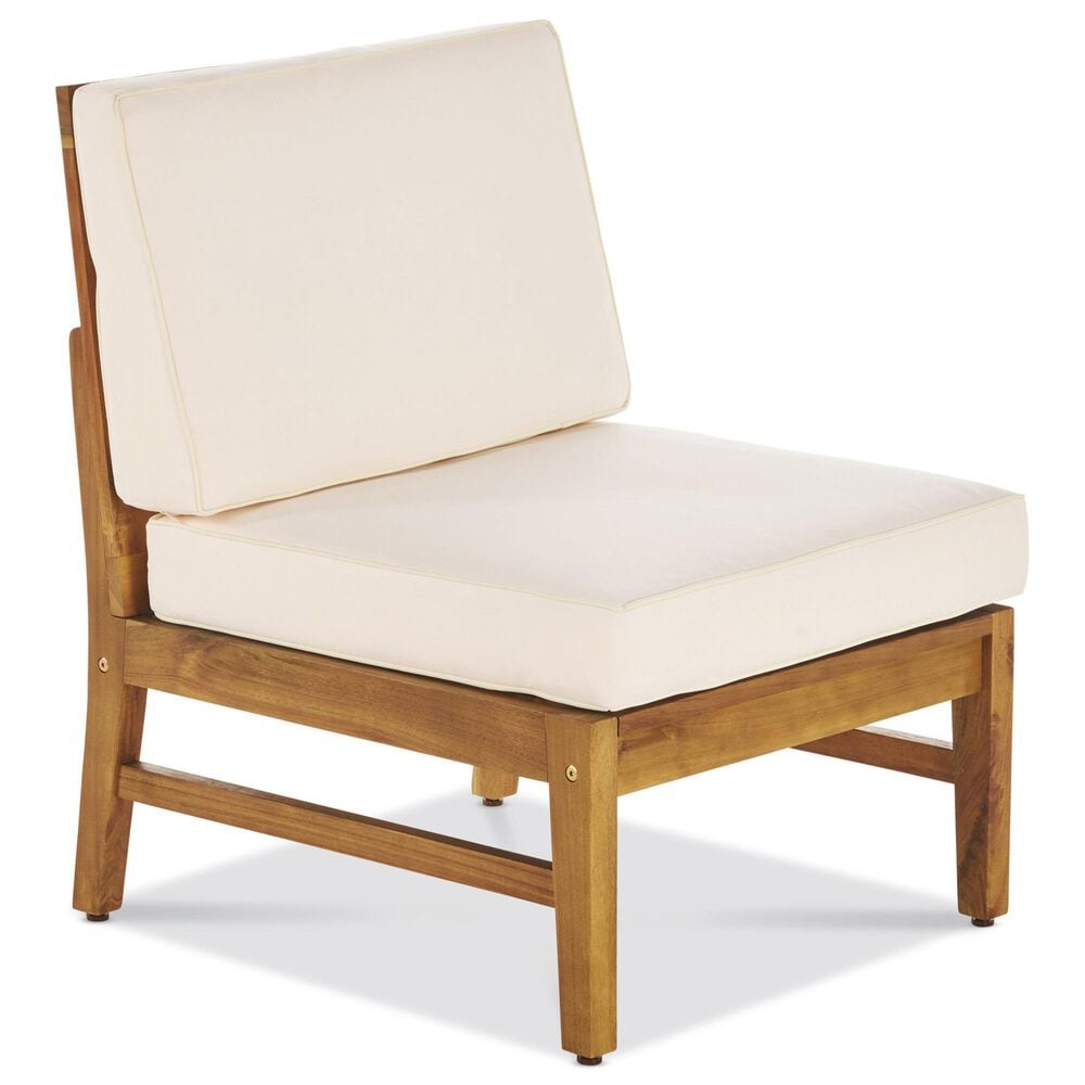 Hearth and Haven Perla 5-Piece Outdoor Sectional in Cream, , large