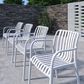 International Home Miami Curazao Outdoor Stackable Dining Chair in White (Set of 4), , large
