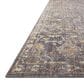 Chris Loves Julia x Loloi Rosemarie 11"6" x 15"6" Graphite and Multicolor Area Rug, , large