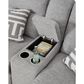 Ashley Biscoe Power Reclining Loveseat in Pewter, , large