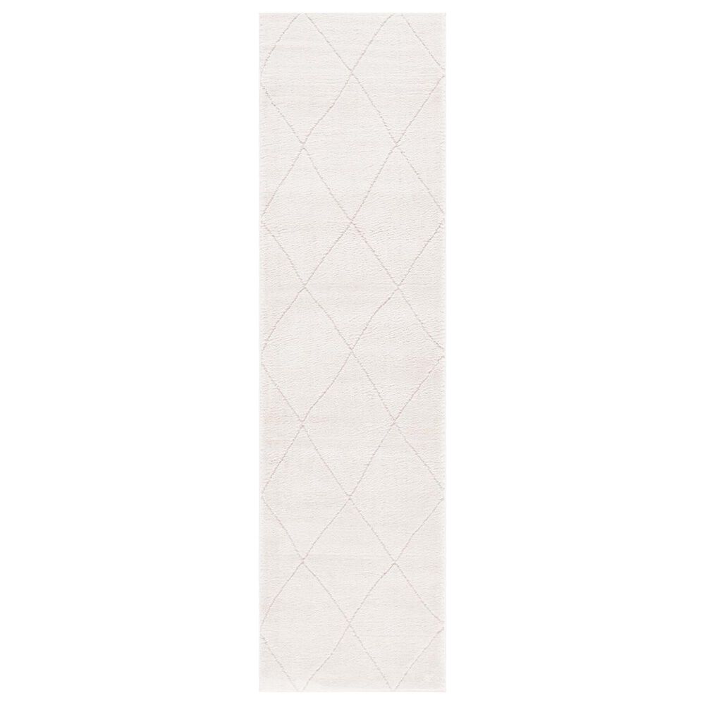 Safavieh Melody Geometric 2"2" x 8" Ivory and Beige Runner, , large