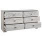 Ashley Paxberry 59" 6-Drawer Dresser in Whitewash, , large