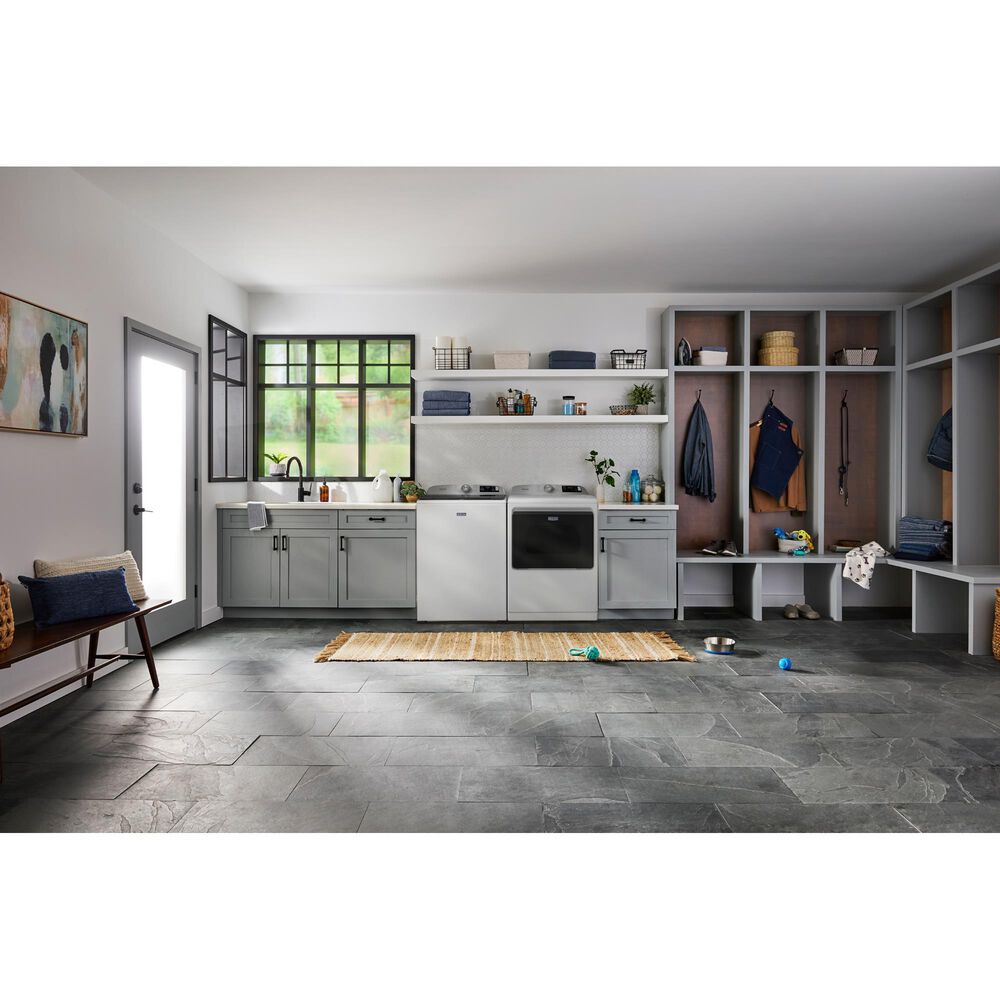 Maytag 5.2 Cu. Ft. Smart Pet Pro Top Load Agitator Washer in White, , large