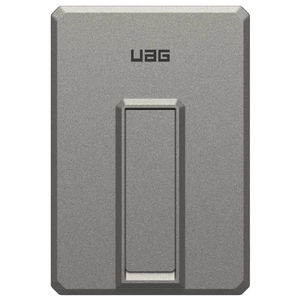 UAG Ultra Slim Portable Power Bank with Kickstand in Titanium, , large