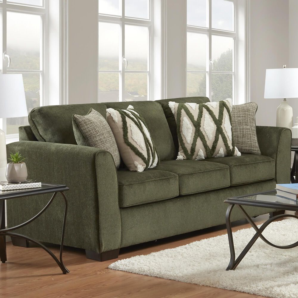 Arapahoe Home Stationary Queen Sleeper Sofa in Athena Basil, , large