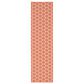 Nourison Twist Reversible 2"2" x 8" Coral Indoor/Outdoor Runner, , large