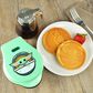 Disney 4" Round Grogu Mini Waffle Maker in Green, , large