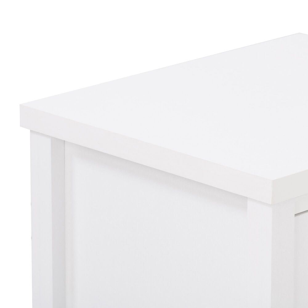 CorLiving Boston Nightstand in White, , large