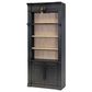 Wycliff Bay Willow Lane 4-Piece L-Shaped Desk with Bookcase and Ladder in Ebony Black, , large