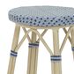 Furniture of America Eldridge 26" Patio Bar Stool in Natural, Navy and Gray (Set of 2), , large
