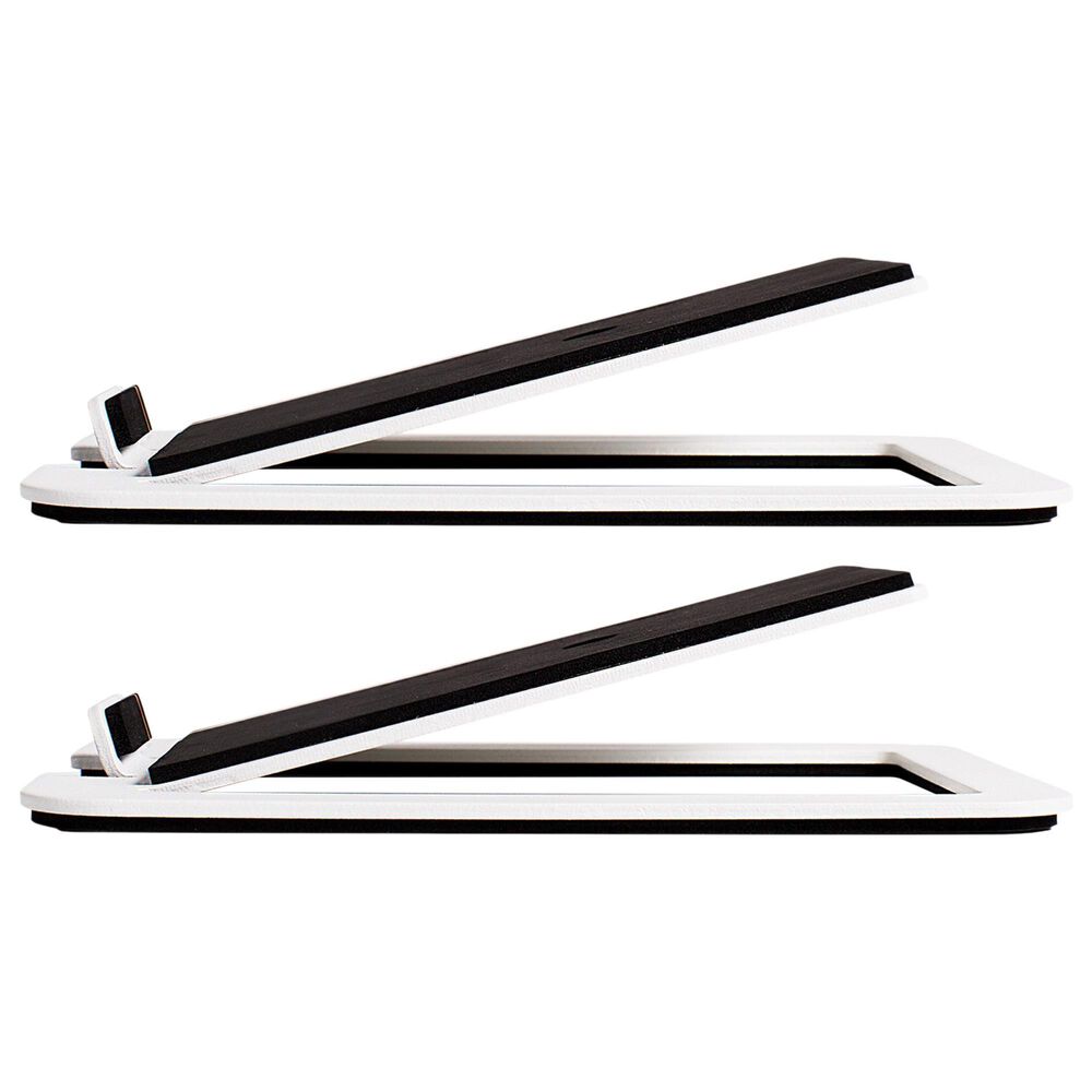 Kanto Angled Desktop Speaker Stand for Midsize Speakers in White (Set of 2), , large