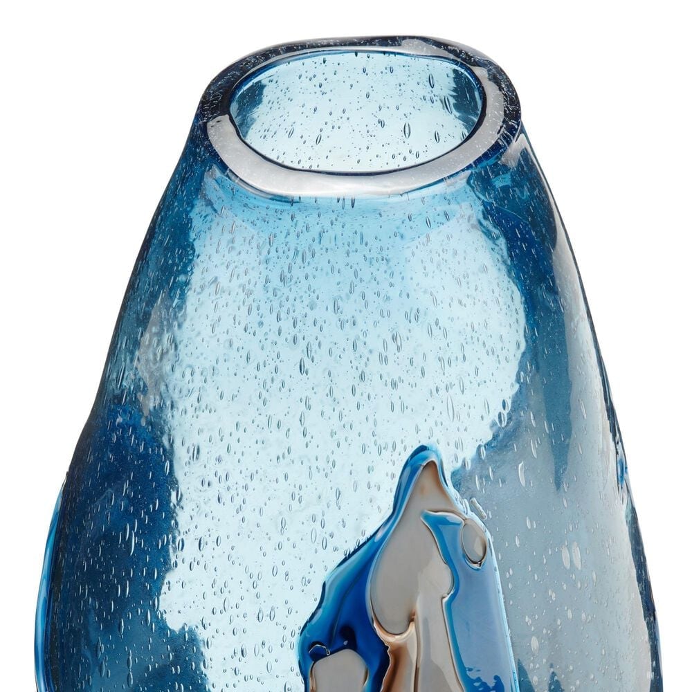 Slatehouse Bridger Small Vase in Blue and Brown, , large