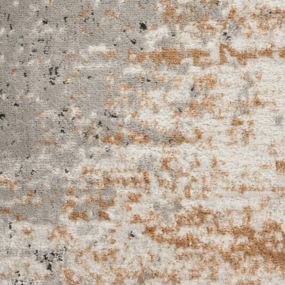 Loloi II Bianca 2&#39;8&quot; x 4&#39; Stone and Gold Area Rug, , large