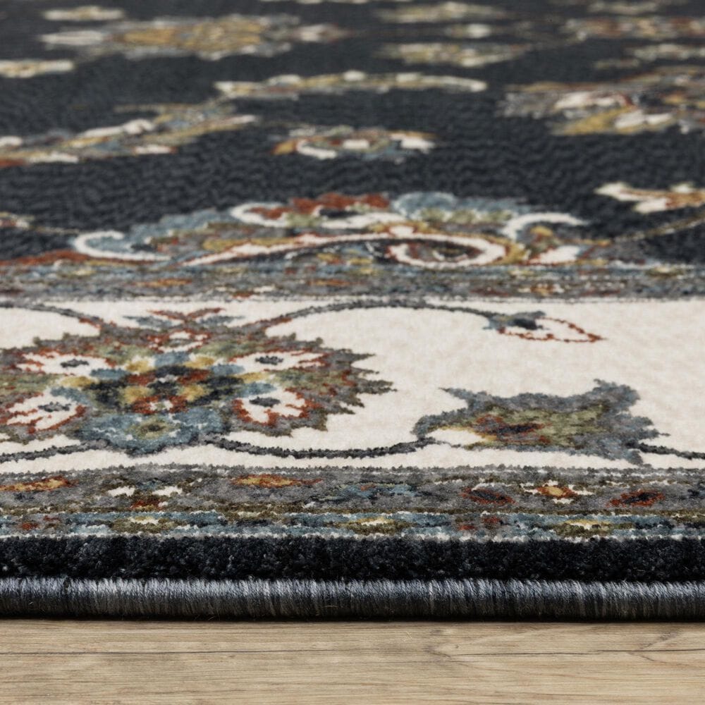 Oriental Weavers Vivian VI01B Blue 9'10" x 12'10" Area Rug, , large