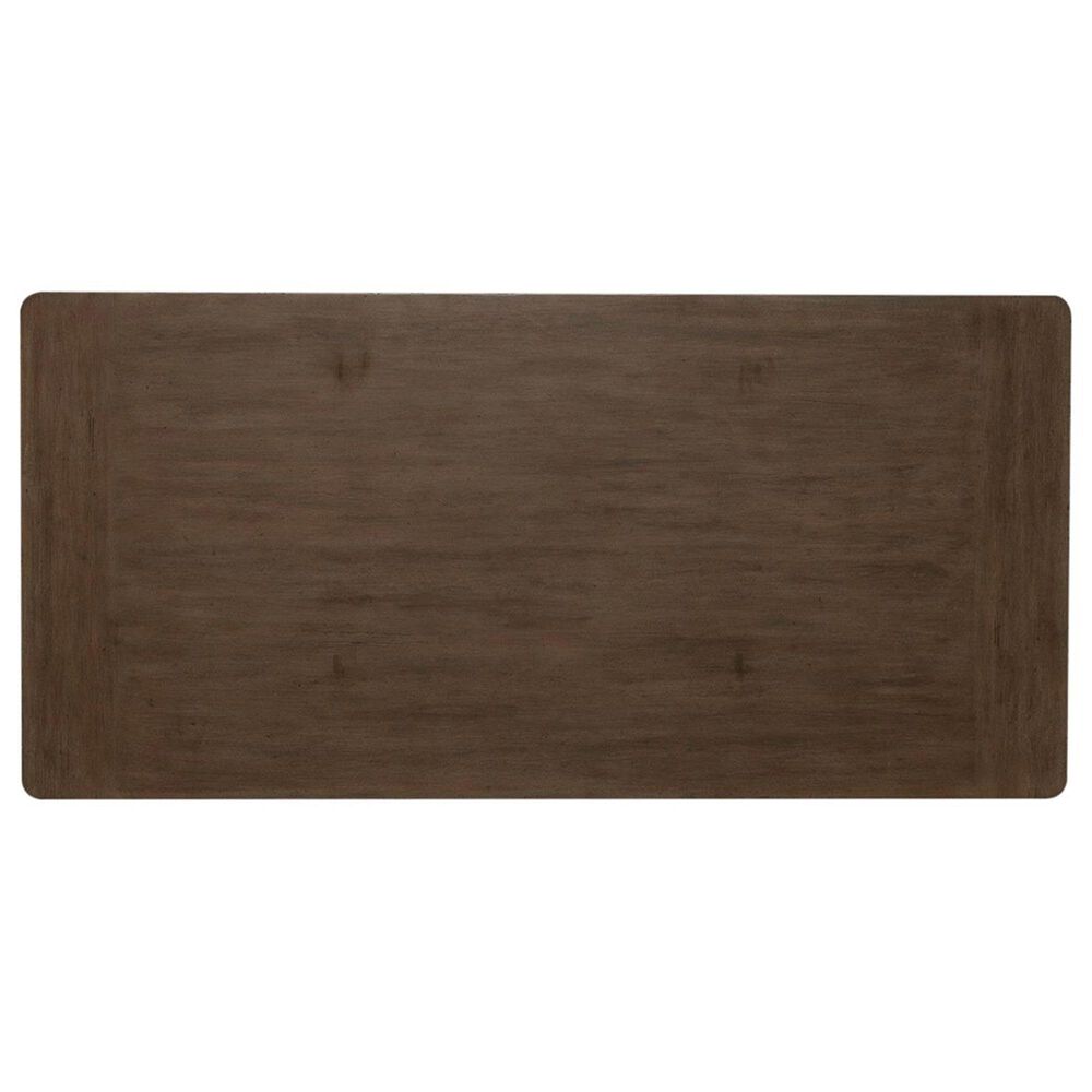 Liberty Furniture Meritage Junior Executive Desk in Aged Charcoal and Caramel, , large