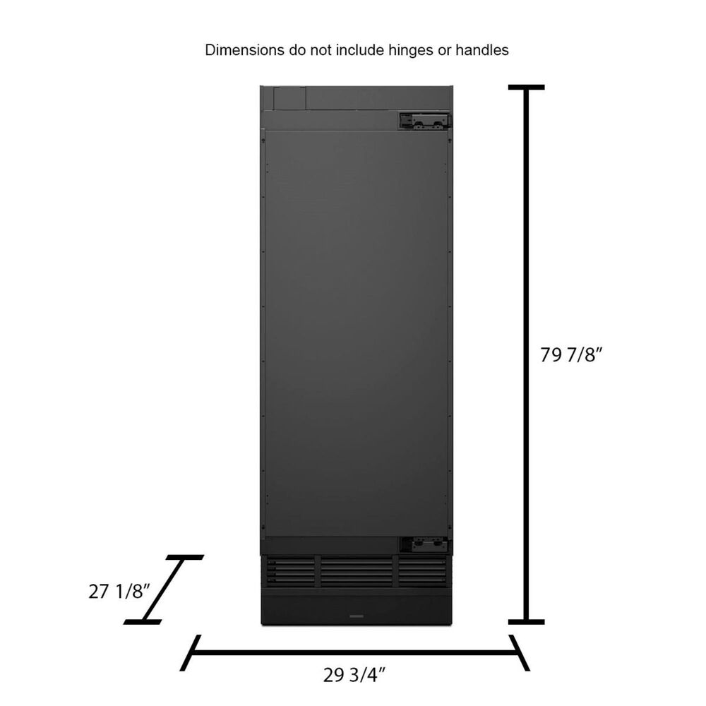 JennAir 30" BuiltIn Refrigerator Column Integrated with Right Hand