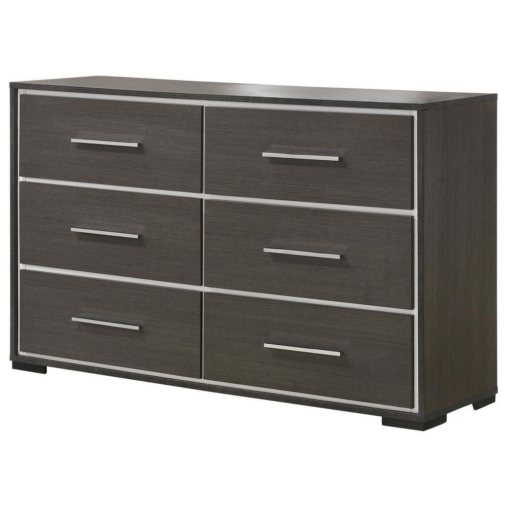 Crown Mark Dresser and Mirror, , large