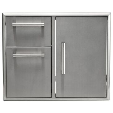 Coyote Outdoor 31" Access Door and Double Storage Drawers in Stainless Steel, , large