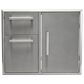 Coyote Outdoor 31" Access Door and Double Storage Drawers in Stainless Steel, , large