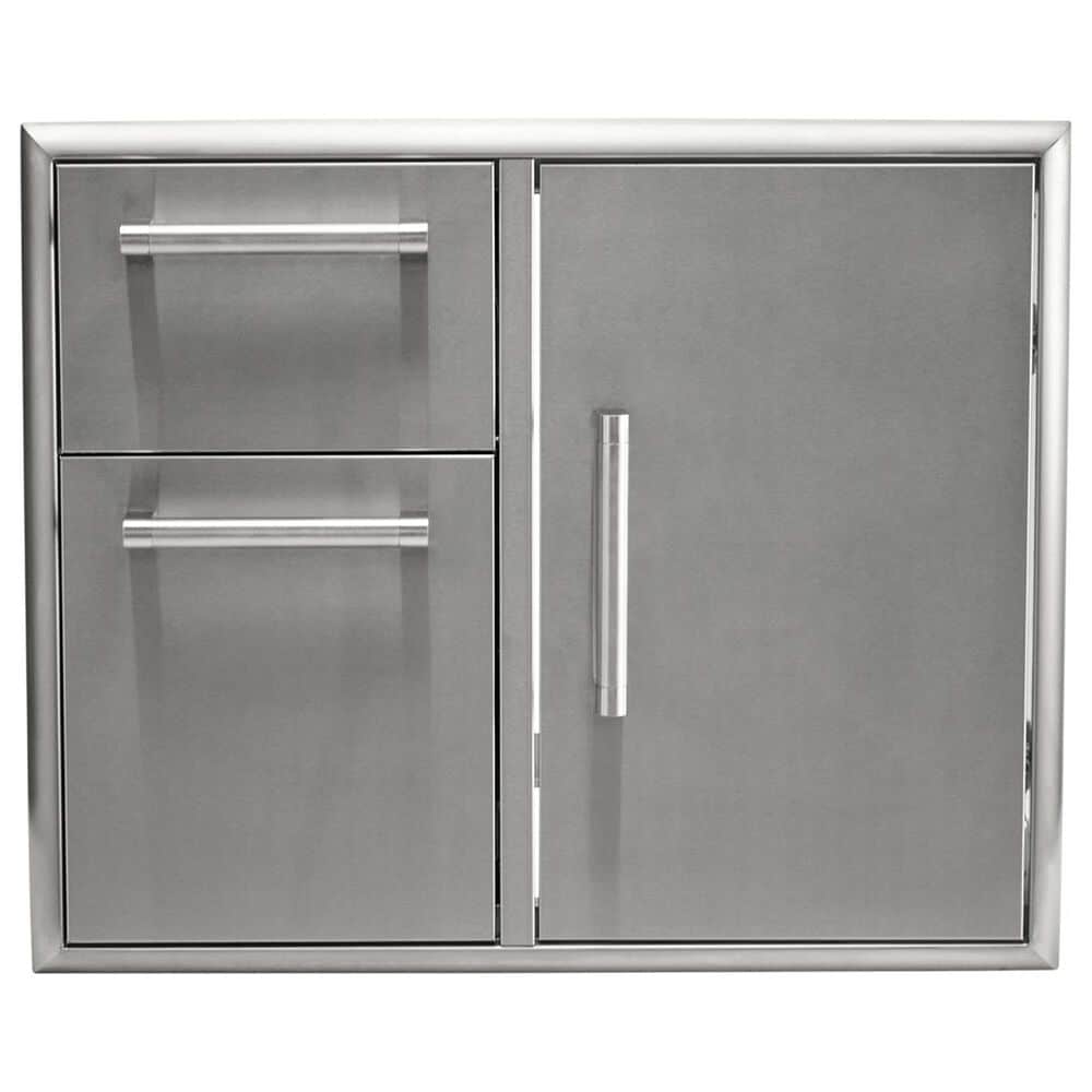 Coyote Outdoor 31" Access Door and Double Storage Drawers in Stainless Steel, , large