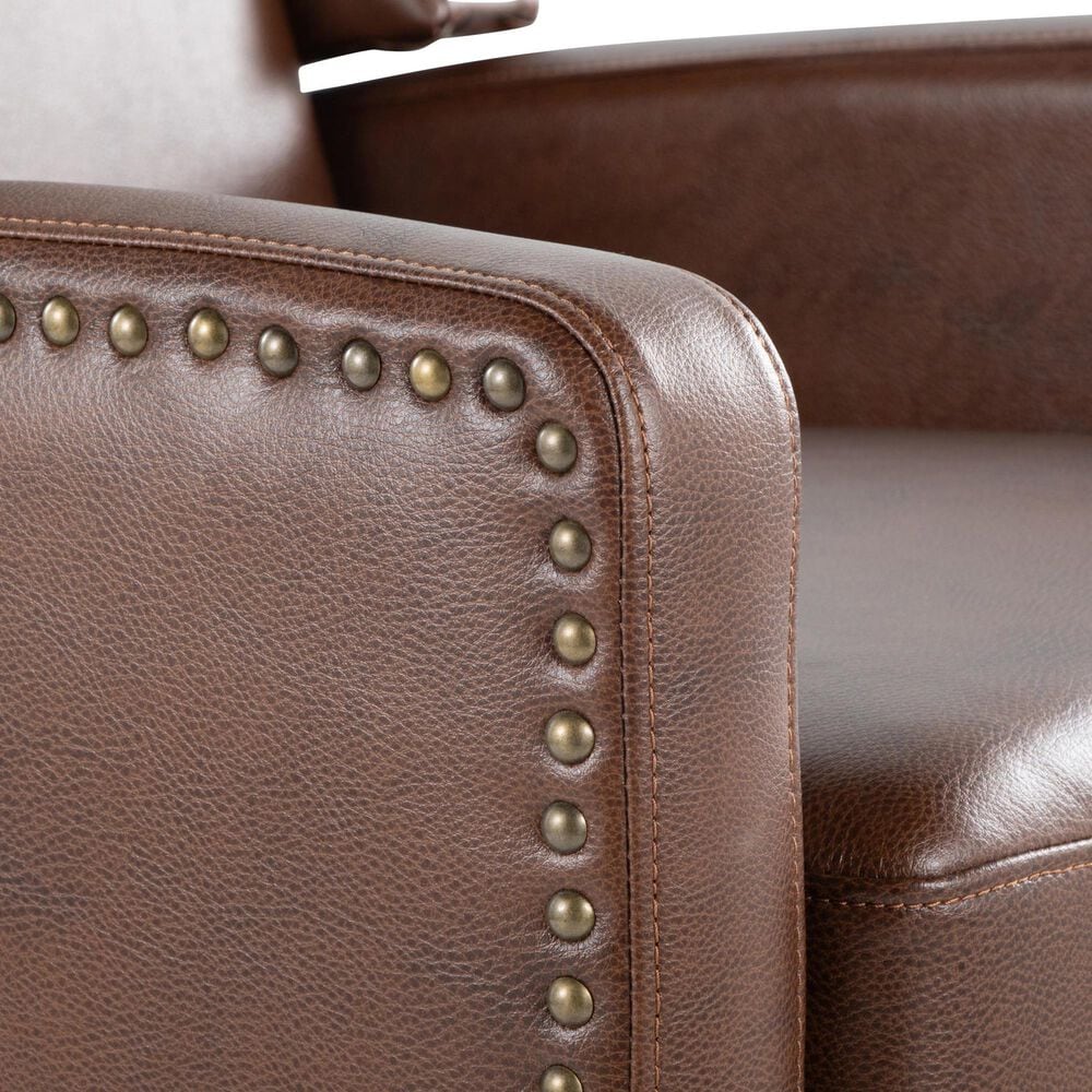 Lumisource Stanley Manual Recliner in Brown, , large