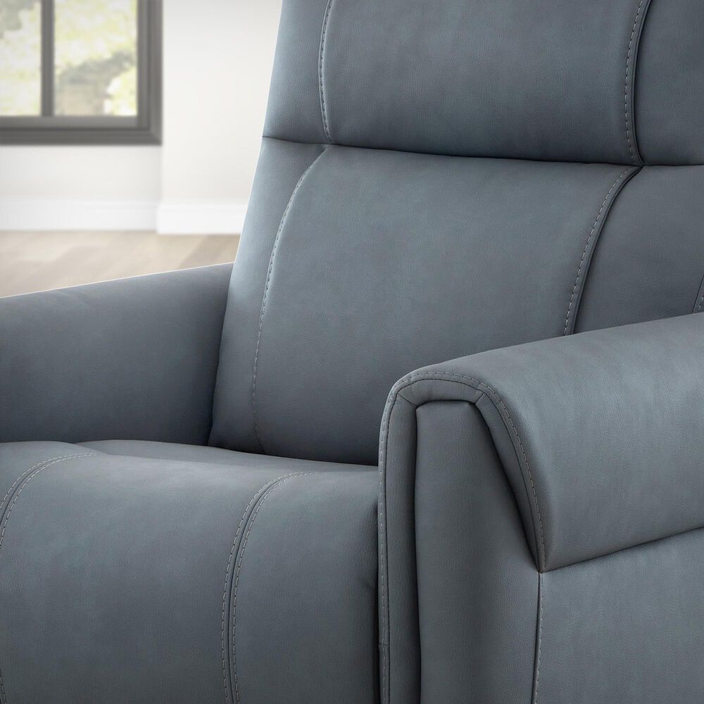 Simeon Collection Power High Leg Recliner in Blue Dusk, , large
