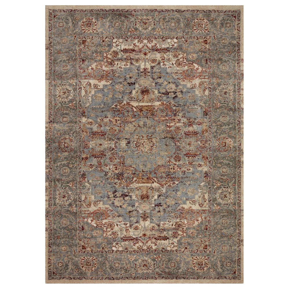 Loloi Jasmine JAS-09 2"7" x 10"10" Slate and Brick Runner, , large