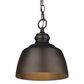 Golden Lighting Holmes Mini Pendant in Rubbed Bronze, , large
