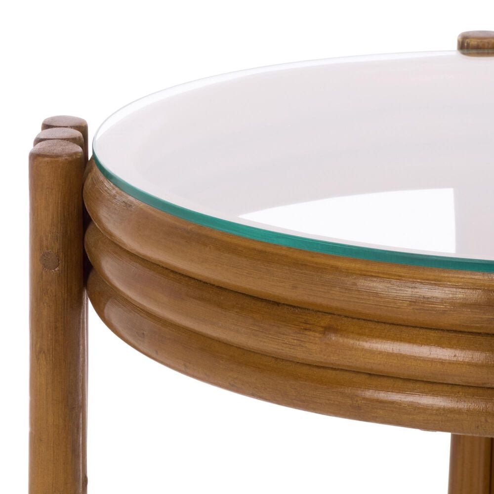 Safavieh Bilian Round Accent Table in Brown, , large