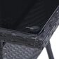 CorLiving Parksville Patio Square Dining Table in Black, , large