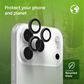 Zagg InvisibleShield Glass Elite Camera Lens Protector for Apple iPhone 15 Pro/16 Pro Max/16 Pro/17 Pro/17 Pro Max in Silver, , large