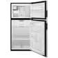 Whirlpool 30" Wide 18 Cu. Ft. Top Freezer Refrigerator in Stainless Steel, , large
