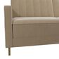 Novogratz Skylar Futon in Ivory Velvet, , large