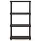 HOMLUX Turn-N-Tube 4-Tier Multipurpose Shelf Display Rack in Espresso and Black, , large