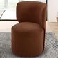 Interlochen Side Chair with Casters in Brick, , large