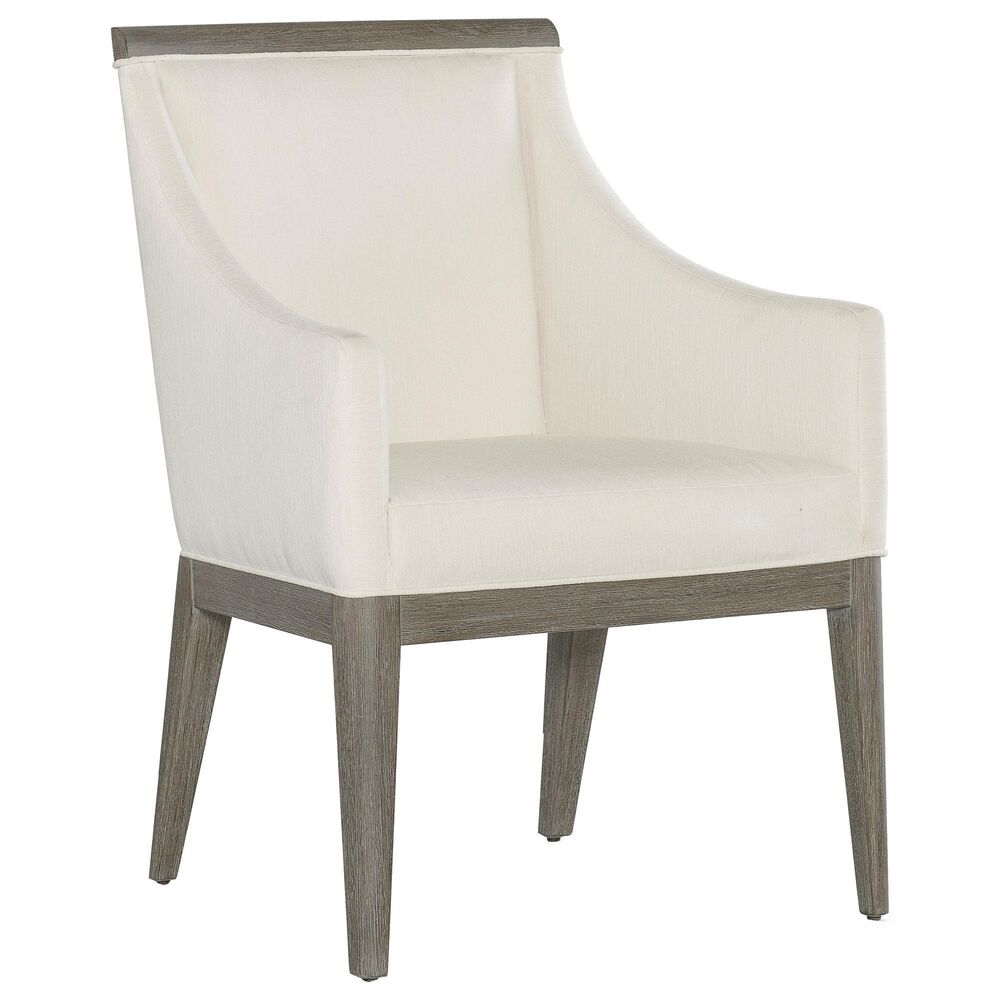 Hooker Furniture Modern Mood Arm Chair with Beige Cushion in Earthy Brown, , large