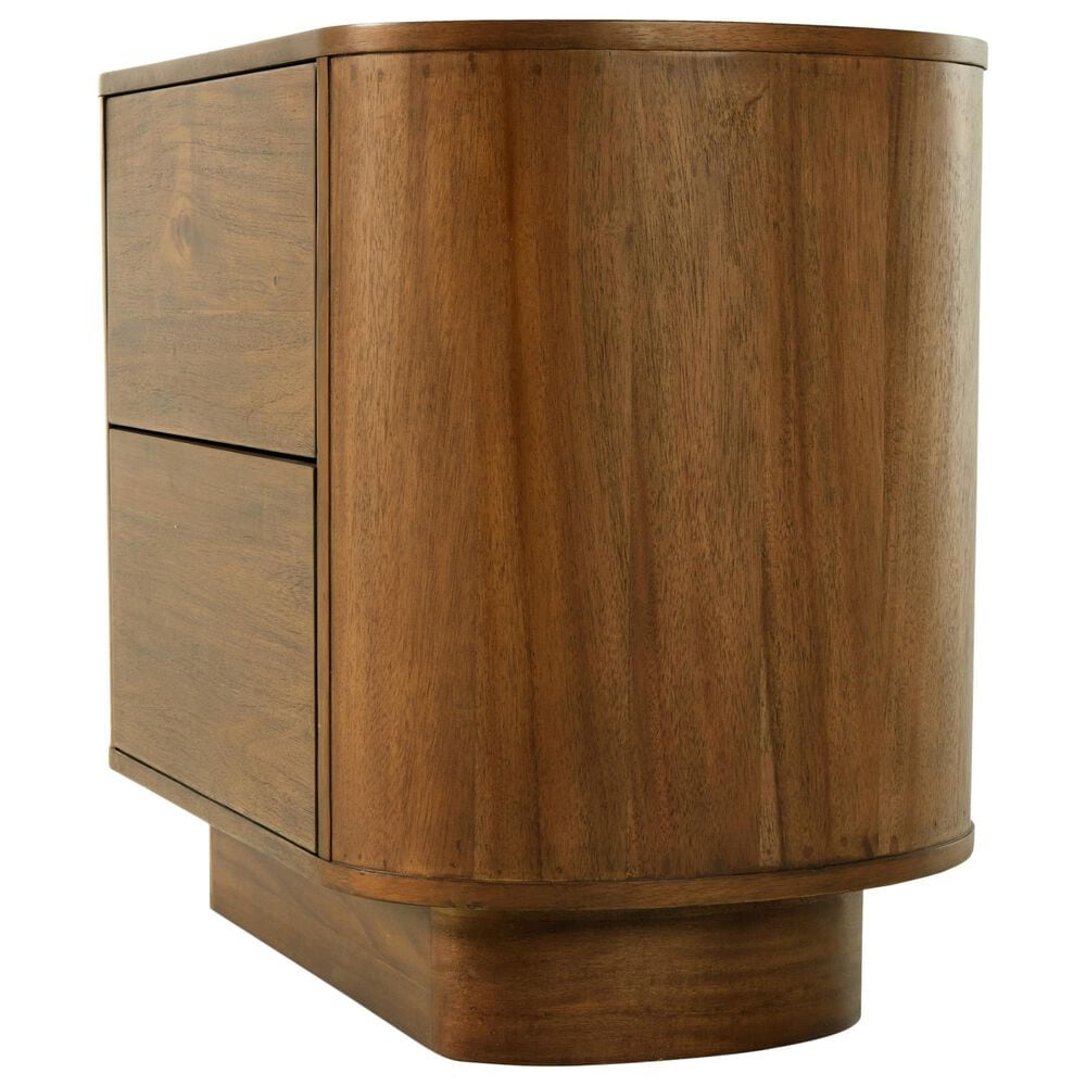 Four Hands Paden 2-Drawer Nightstand in Seasoned Brown Acacia, , large