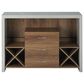 Furniture of America Wilson Buffet in Distressed Walnut, , large
