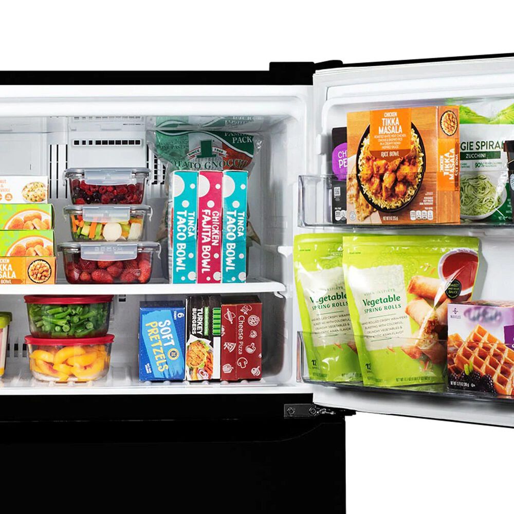 LG 20 Cu. Ft. Top Freezer Refrigerator in Smooth Black, , large