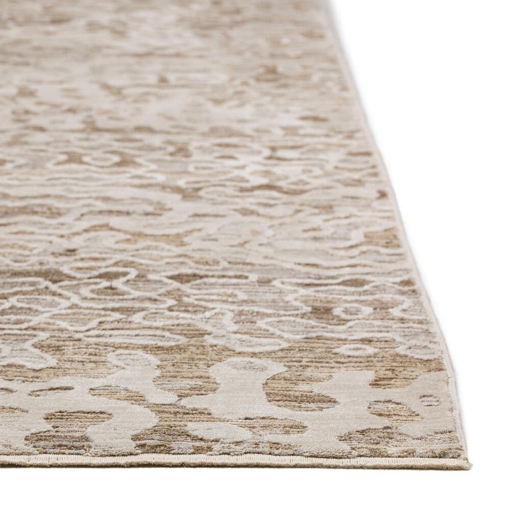 Dalyn Rug Company Denizi Abstract 5&#39;3&quot; x 7&#39;8&quot; Mocha Area Rug, , large