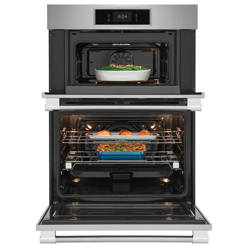 Frigidaire Professional Professional 2-Piece Kitchen Package with 30" Microwave Combination Wall Oven and 30" Electric Cooktop in Stainless Steel, , large