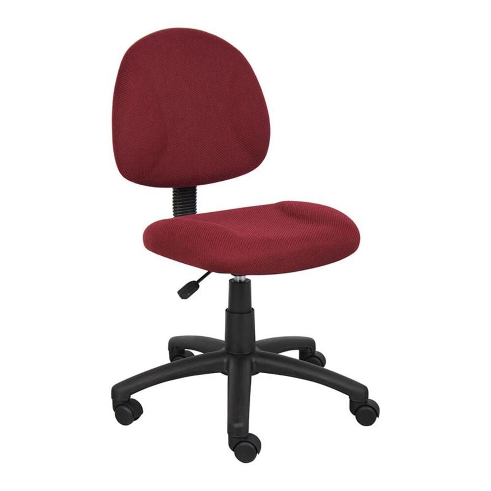 Regal Co. Boss Deluxe Posture Chair in Burgundy, , large