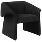 Coaster Ramsey Sloped Arm Chair in Black, , large