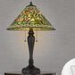 Cal Lighting Milwood Tiffany Table Lamp in Bronze, , large