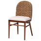 Baxton Studio Denver Side Chair in Walnut Brown, , large