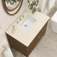 James Martin Vanities Myrrin 36" Vanity in Mid-Century Walnut with 3 cm Eternal Marfil Quartz Top, , large