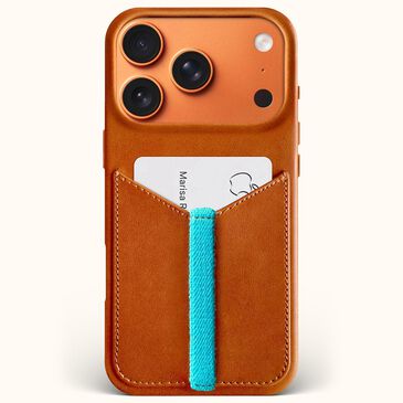 Bluebonnet Cases Leather iPhone 17 Pro Max Wallet Case - Saddle Tan, , large